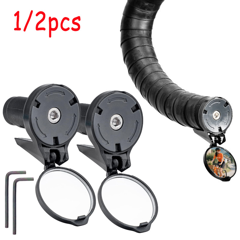 Mirror Handlebar Convex - 1/2 قطعة مرآة دراجة هوائية للرؤية