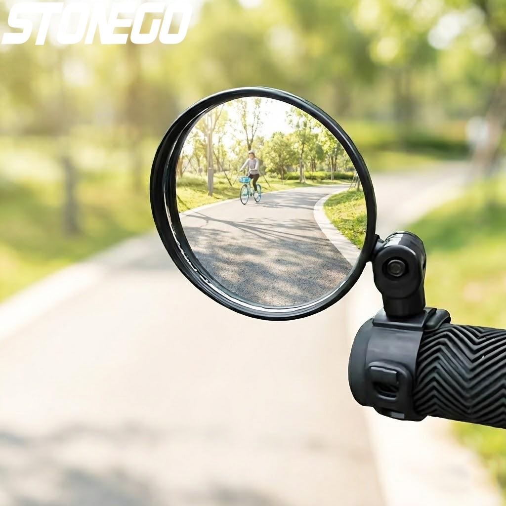 Mirror Handlebar Convex - مرآة خلفية قابلة للتعديل لمقود الدراجة،