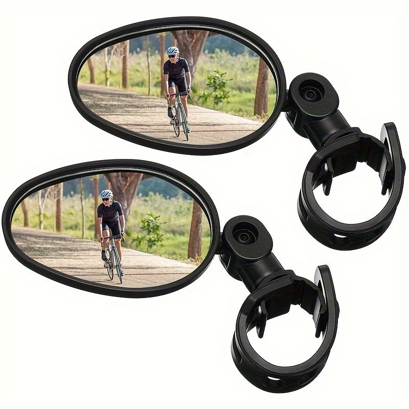 Mirror Handlebar Convex - 1/2 قطعة مرايا الدراجة، رؤية خلفية