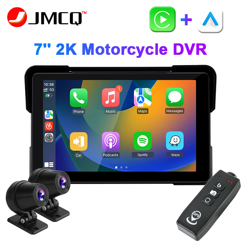 Cycling To Work - JMCQ مقاوم للماء للدراجة النارية DVR