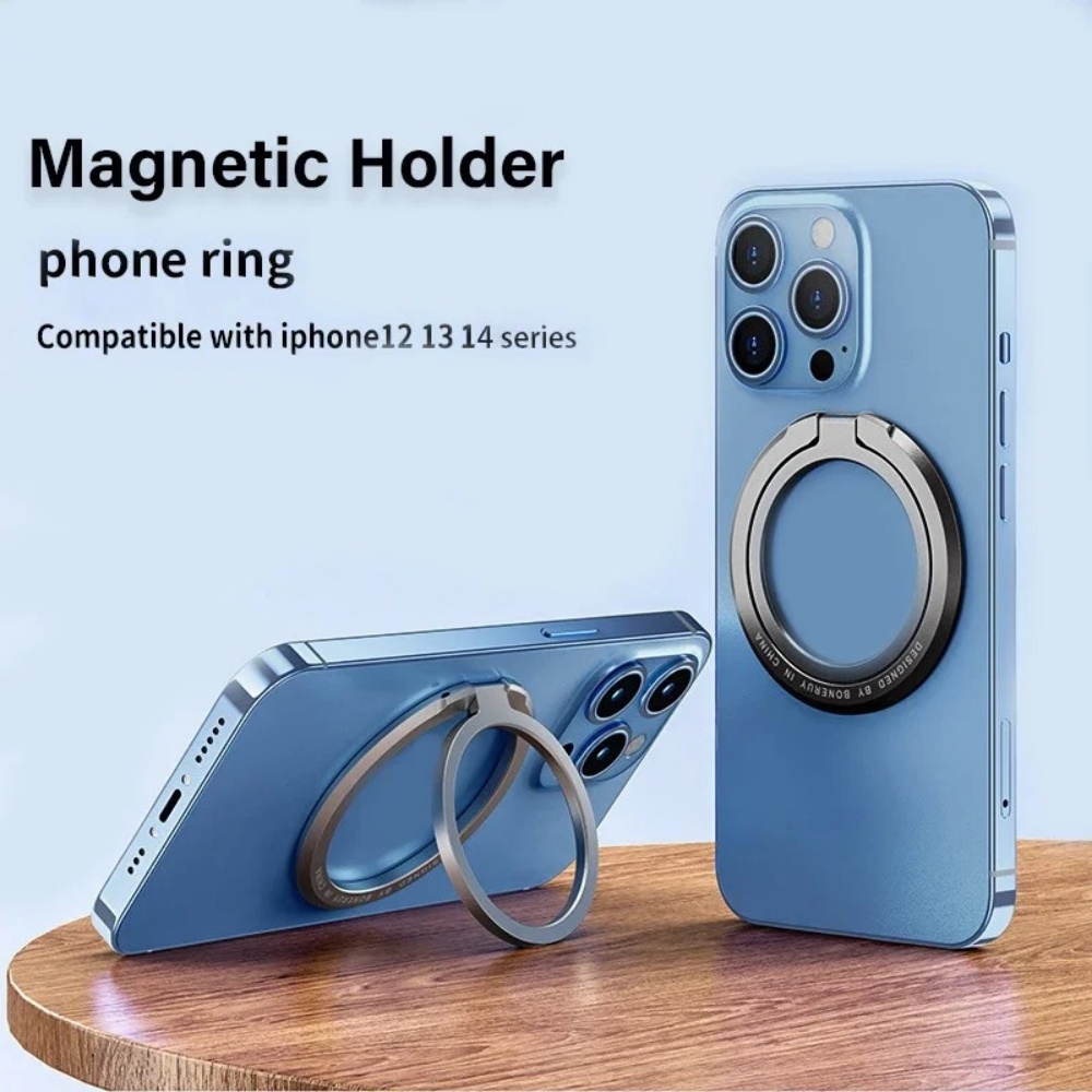 Kickstand Adjustable - حامل هاتف مغناطيسي على شكل حلقة،