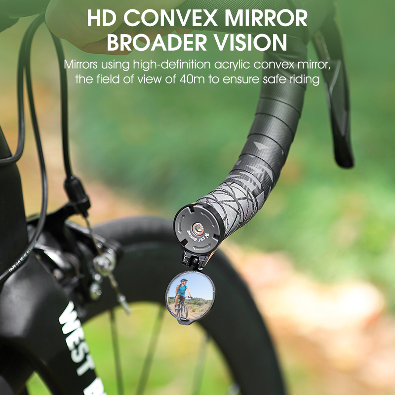مرآة خلفية للدراجات من WEST BI - مراجعة Mirror Handlebar Convex وسعره