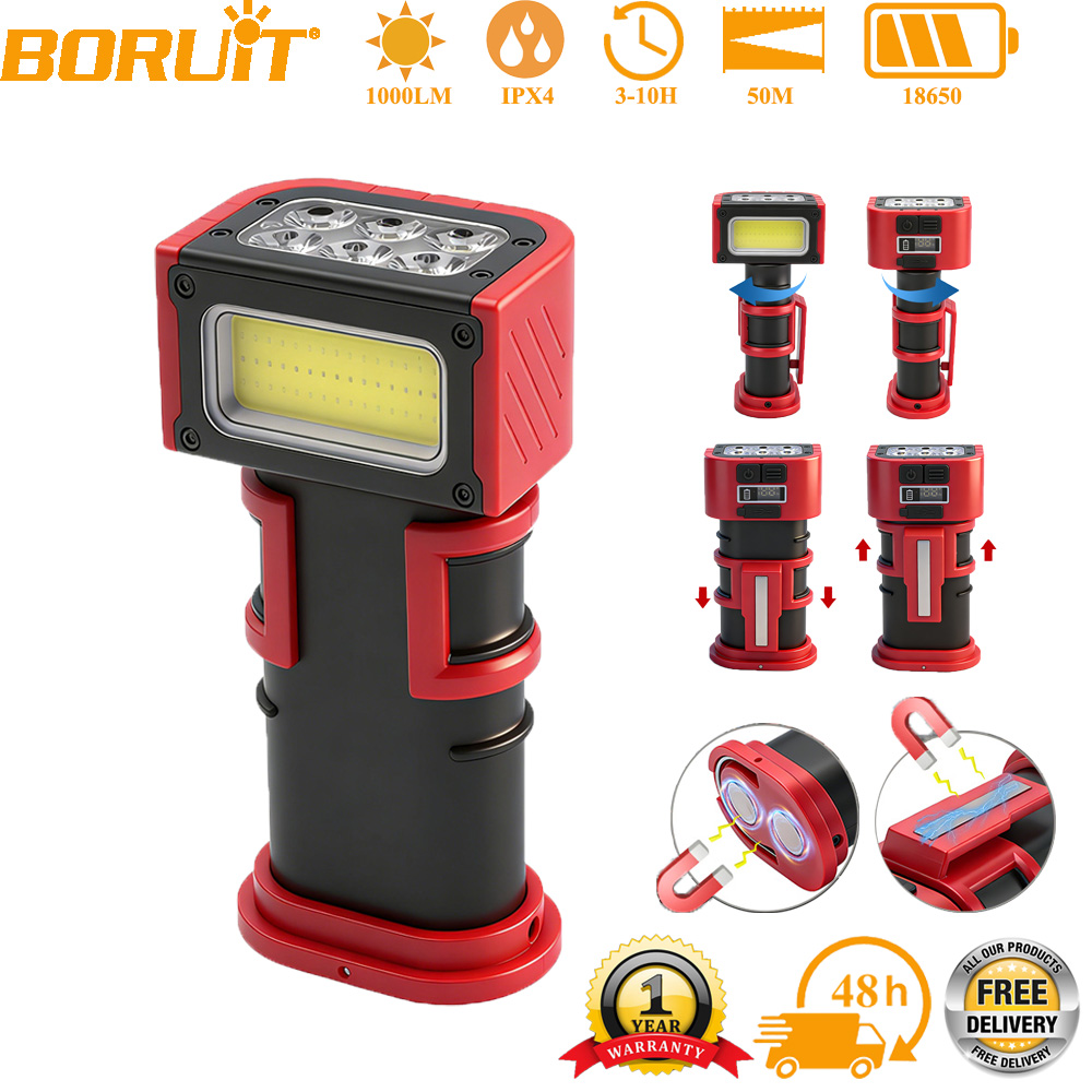 مصباح عمل LED من BORUiT بقوة 1 - مراجعة Cycling To Work وسعره