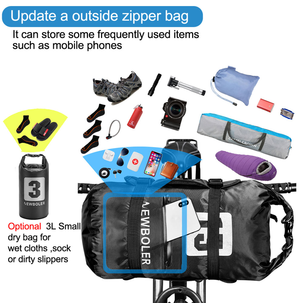 NEWBOLER مقاوم للماء حقيبة الد - مراجعة Cycling Commuter Backpack Waterproof وسعره
