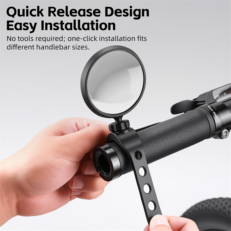 مرآة خلفية للدراجات من ويست با - مراجعة Mirror Handlebar Convex وسعره