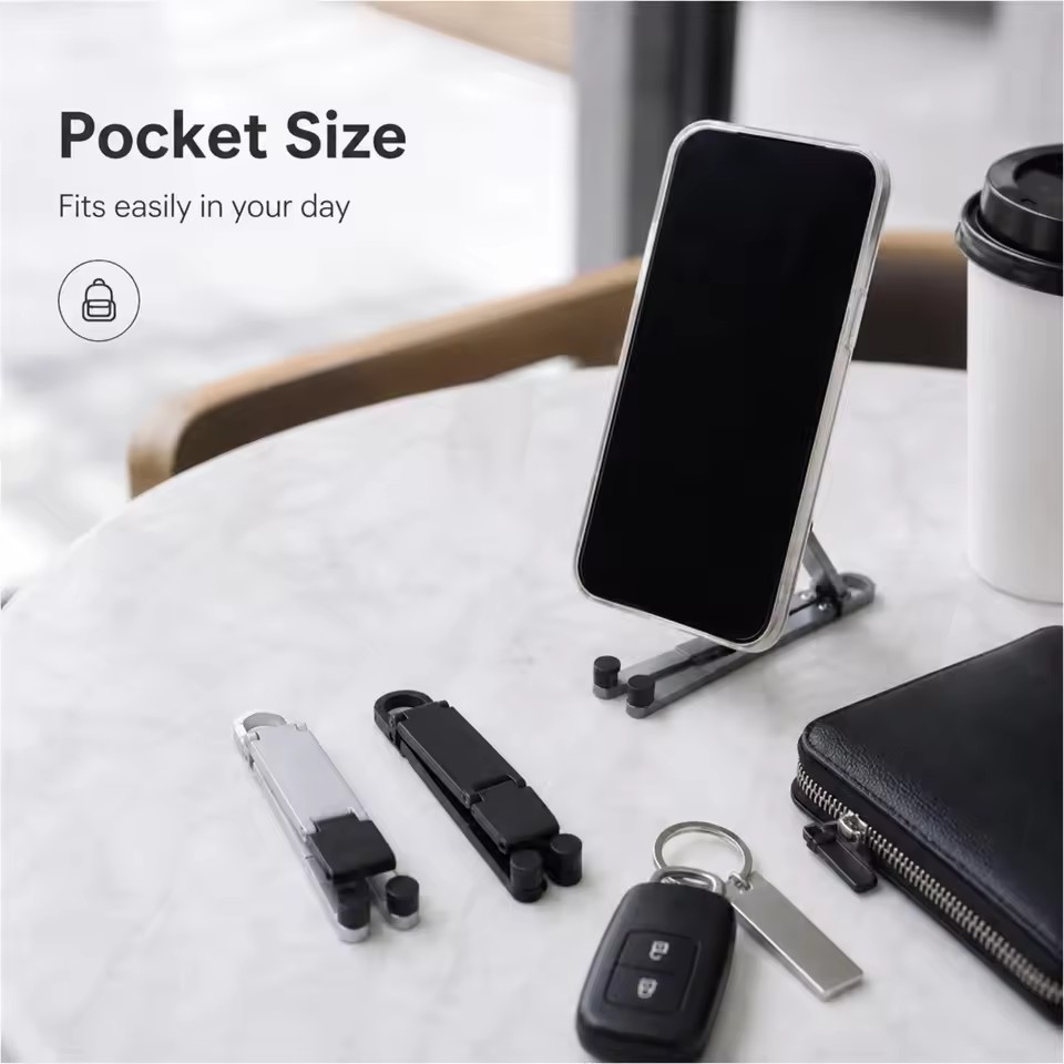 حامل هاتف محمول صغير قابل للطي - مراجعة Kickstand Adjustable وسعره
