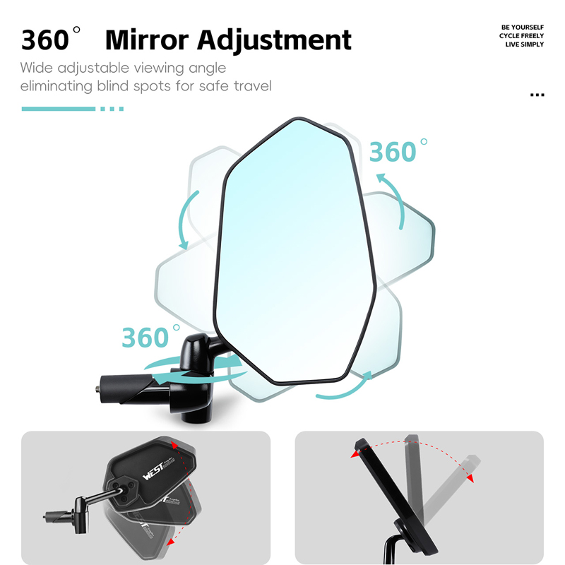 مرآة خلفية محدبة مضادة للوهج م - مراجعة Mirror Handlebar Convex وسعره