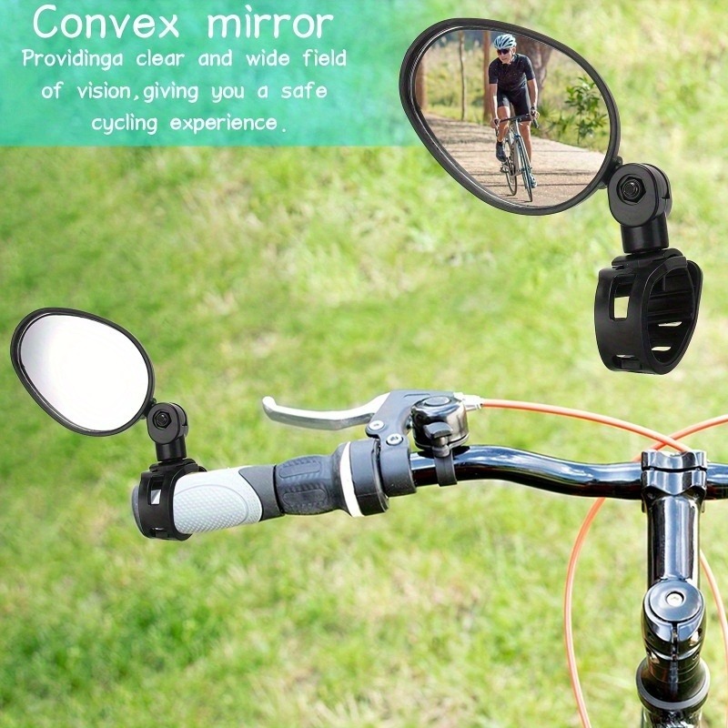 1/2 قطعة مرايا الدراجة، رؤية خ - مراجعة Mirror Handlebar Convex وسعره