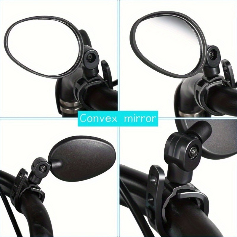 1/2 قطعة مرايا الدراجة، رؤية خ - مراجعة Mirror Handlebar Convex وسعره
