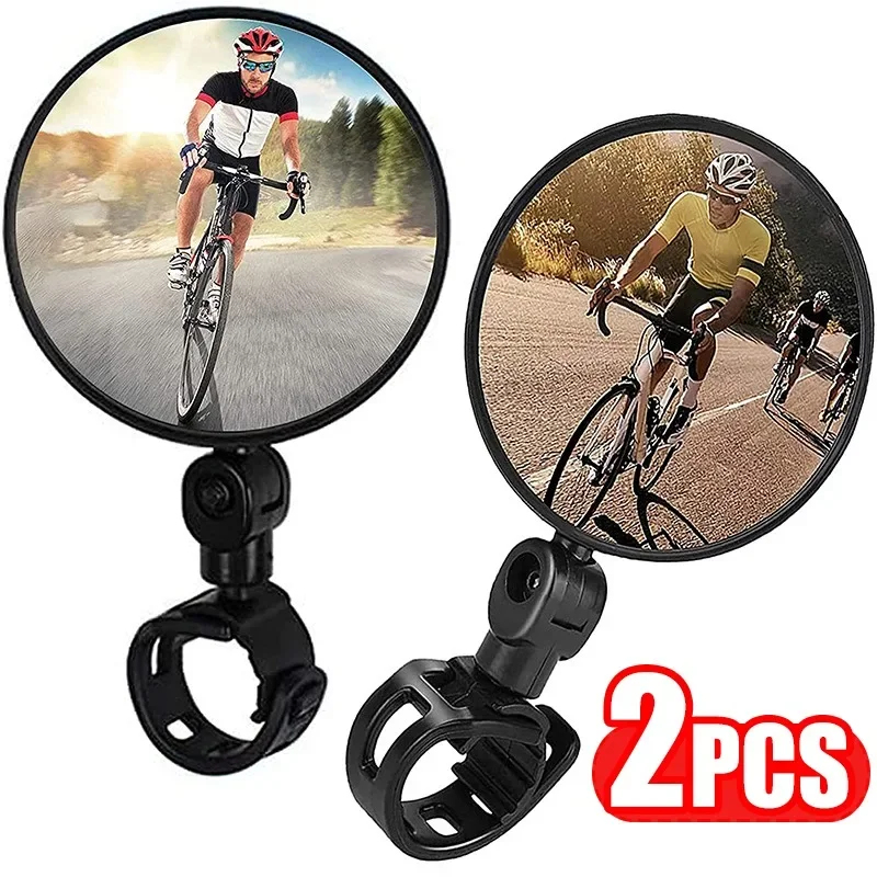 2-8 قطع من مرايا الدراجات، مرا - مراجعة Mirror Handlebar Convex وسعره