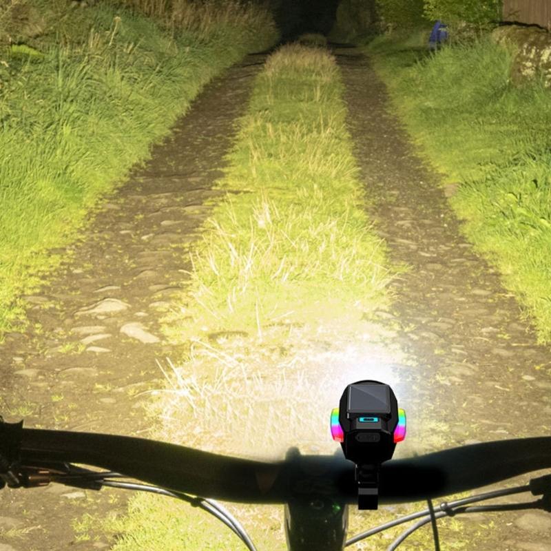 مصباح أمامي لشحن الدراجات مقاو - مراجعة Waterproof Cycling Commute وسعره