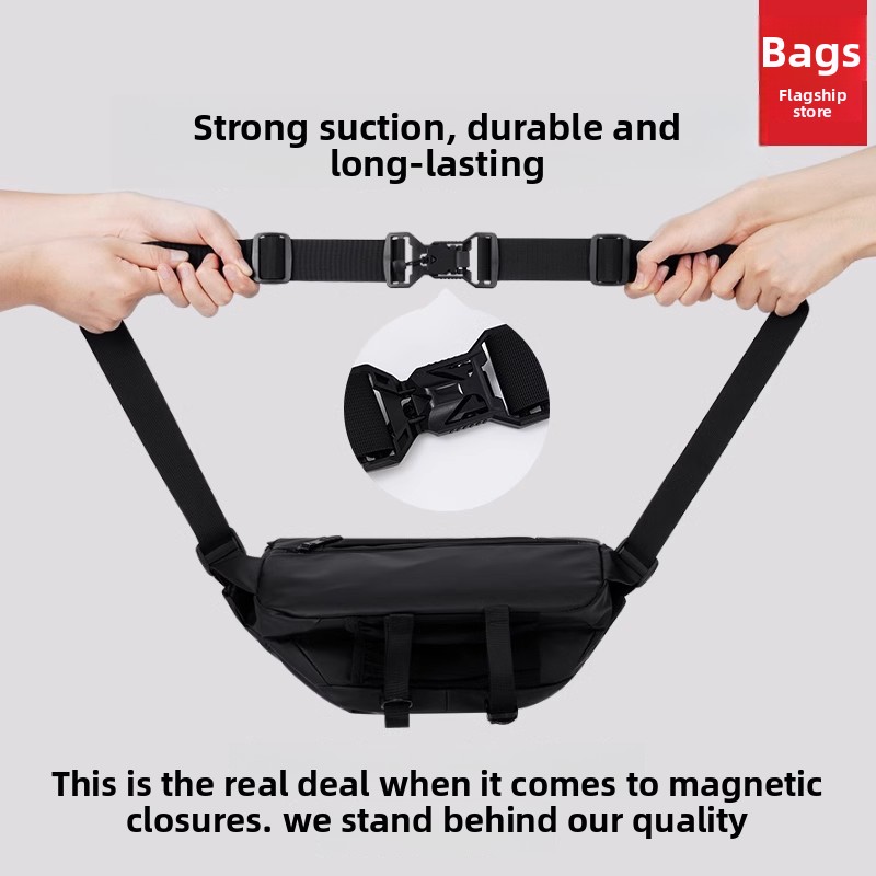 حقيبة كروس للرجال بمشبك مغناطي - مراجعة Cycling Commute Bag وسعره