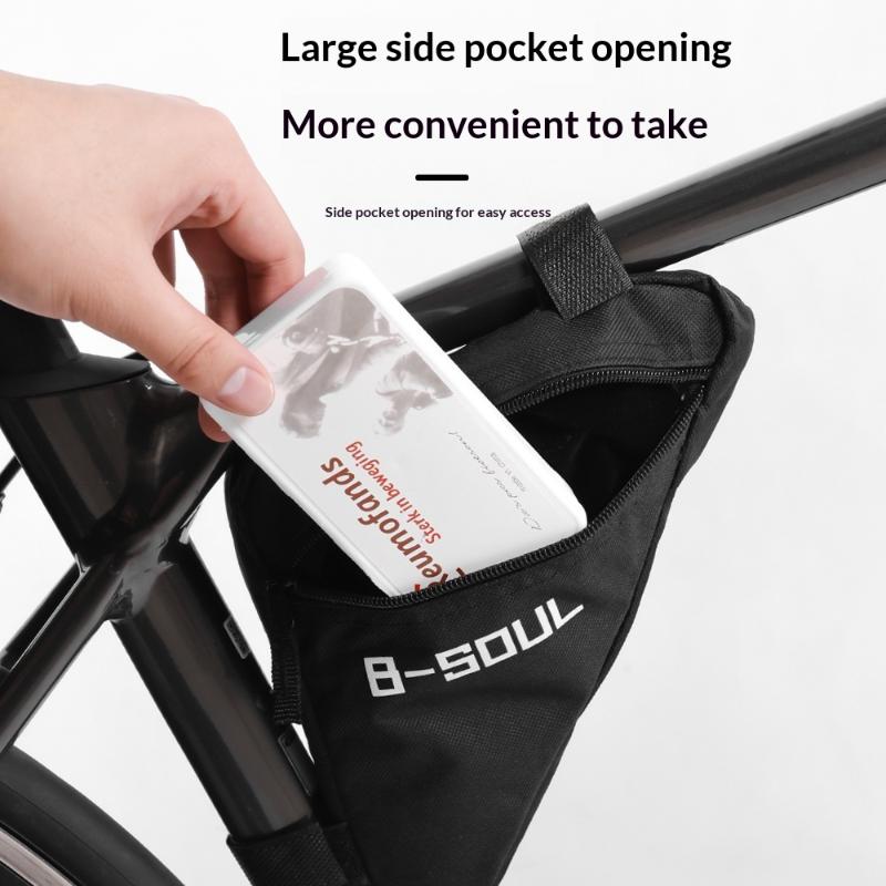 حقيبة إطار دراجة هوائية مثلثة  - مراجعة Waterproof Cycling Commute وسعره